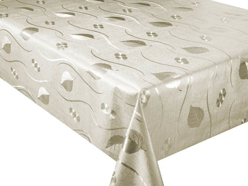 PVC Obrusy s Textilným Podkladom 3D Metallico T-6154G Gold v Rolkách
