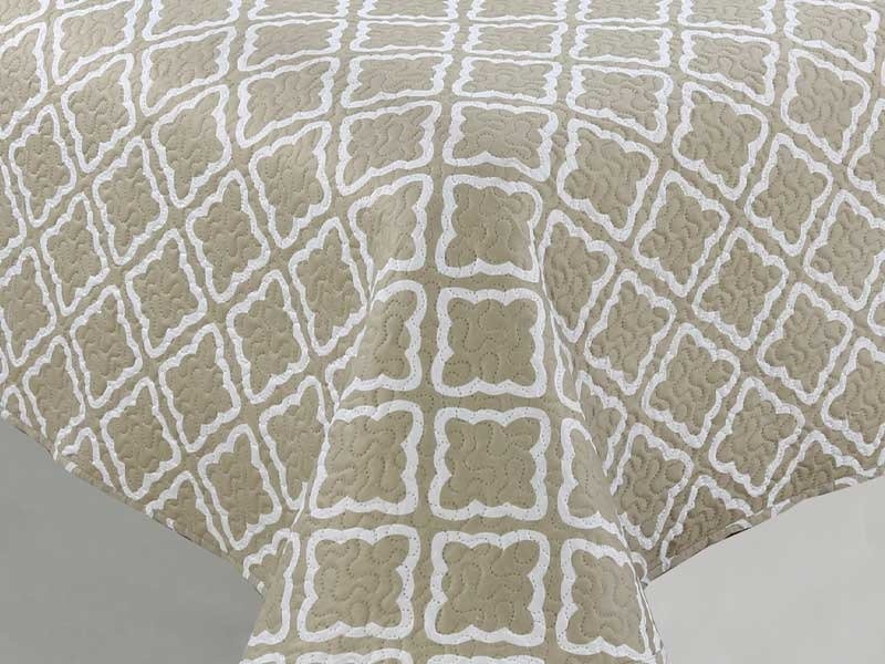 Obojstranné Prehozy na Posteľ TAVIRA J-006 Stone 180x220+2x40x40