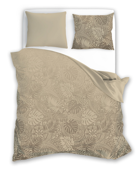 Posteľná súprava z bavlneného saténu 220x200+ 2x70x80 Milagro Verde 024