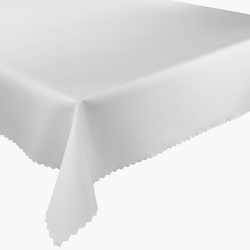 Vonkajší Vodeodolný polyesterový záhradný obrus Biely