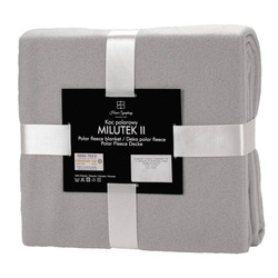 Fleecová Deka Milutek 130x170 Šedá