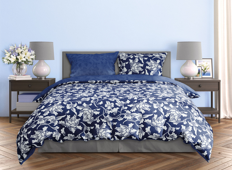 Posteľná súprava z bavlneného saténu 220x200+ 2x70x80 Milagro Verde 026