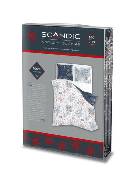 Bavlnené Posteľné Súpravy 220x200+ 2x70x80 Scandic 077