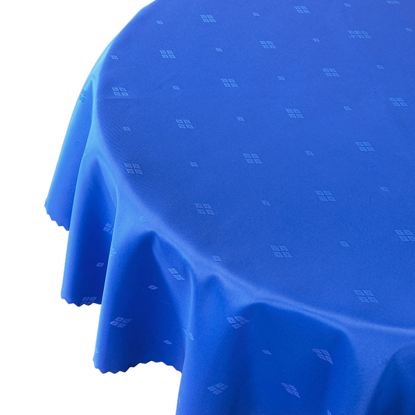 Obrusy s Nešpinivou Úpravou Námořnická Modrá Diamant Okrúhly