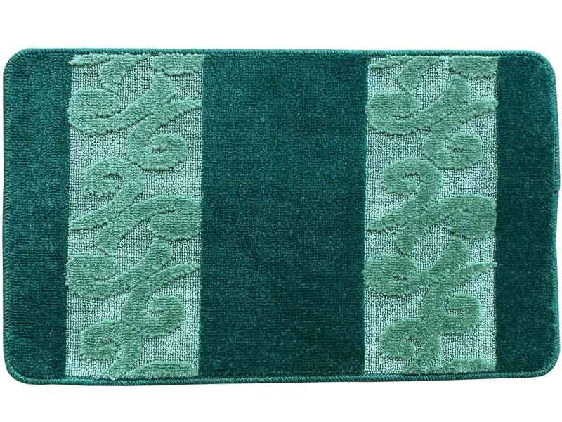 Kúpeľňové Koberčeky Trangan Tmavozelená Oliva CF01 - 3 ks