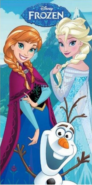 Detská Osuška Disney Ľadové kráľovstvo  FROZEN 055 70x140 cm
