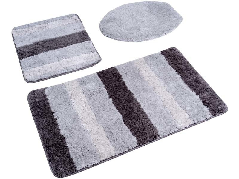 Kúpeľňové Koberčeky Ombre Svetlošedá
