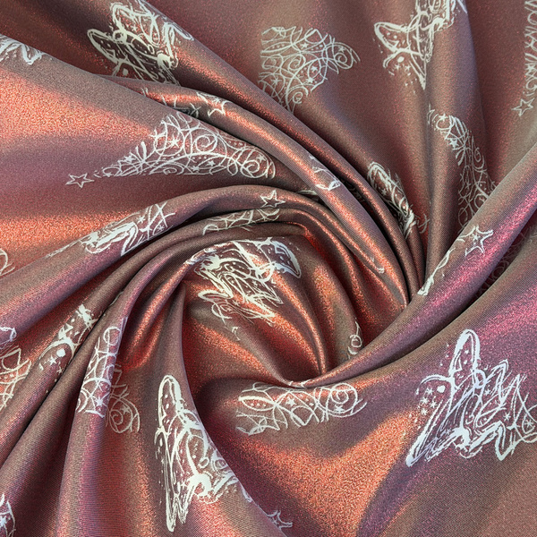 Obojstranné Obrusy s Nešpinivou Vianočný Strom Z-3401 Zlatý