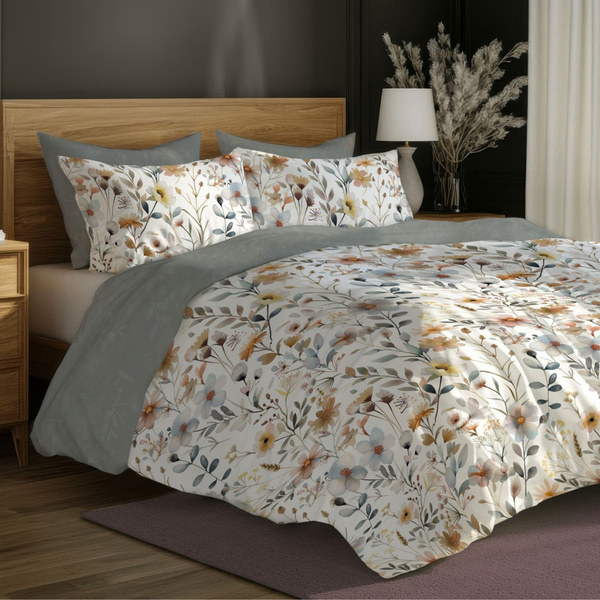 Posteľná súprava z bavlneného saténu 140x200+70x90 Boho 006