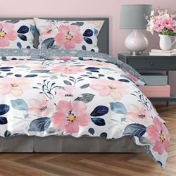 Posteľná súprava z bavlneného saténu 140x200+70x90 Milagro Verde 011