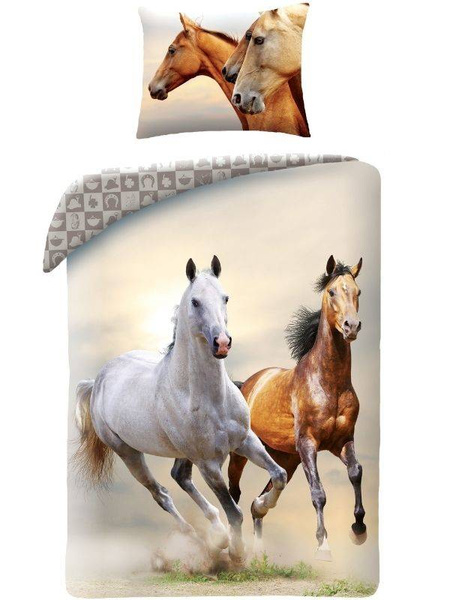 Bavlnené Obliečky Mustang Kone H-0095BL