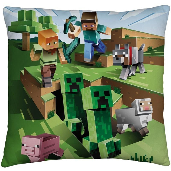Vankúšik Minecraft MNC-142C 40x40 cm