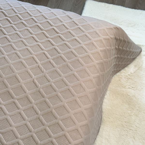 Obojstranné Prehozy Parla 3D Taupe 180x220+2x40x40