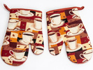 Kuchynské Rukavice s Magnetom Coffee F9696
