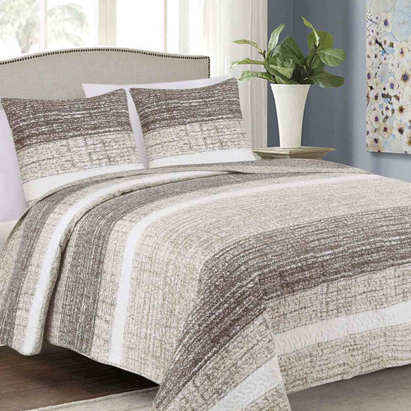 Obojstranné Prehozy na Posteľ TAVIRA J-035 Brian Beige 180x220+2x40x40