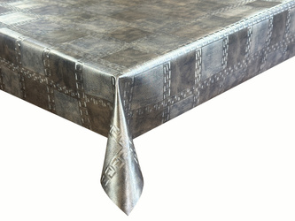 PVC Obrusy s Textilným Podkladom 3D Metallico T-7162B v Rolkách