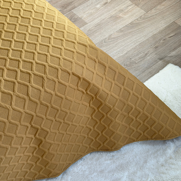 Obojstranné Prehozy Parla 3D Hnedá Bez Vankúšov 180x220