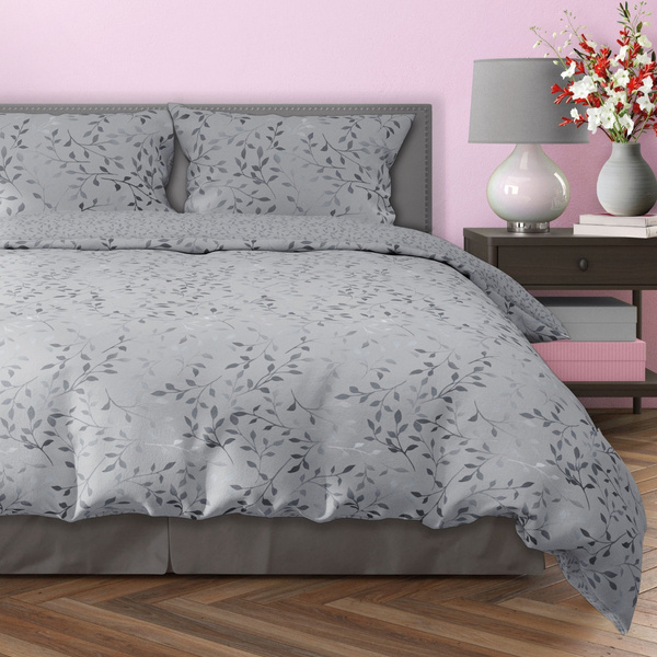 Posteľná súprava z bavlneného saténu 160x200+ 2x70x80 Milagro Verde 025