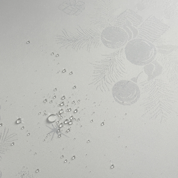 Obrusy s Nešpinivou Úpravou Úpravou  Adventný sviečka y 826 Biela Okrúhly