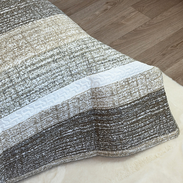 Obojstranné Prehozy na Posteľ TAVIRA J-035 Brian Beige 180x220+2x40x40