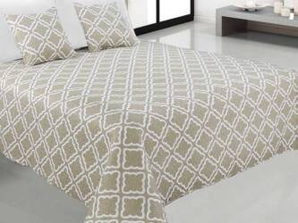 Obojstranné Prehozy na Posteľ TAVIRA J-006 Stone 220x240+2x40x40