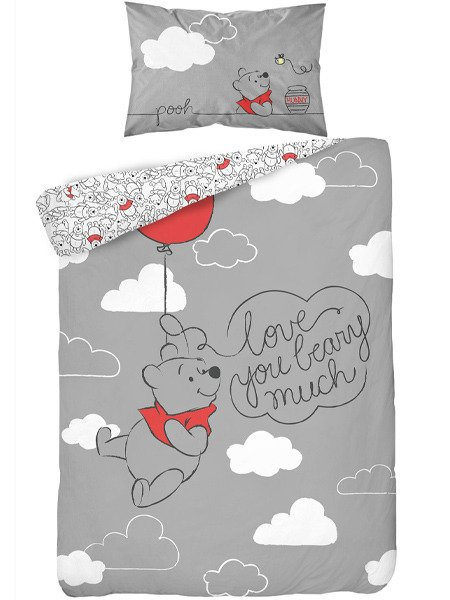 Detské Obliečky 100x135+40x60 Disney Macko Pu  WTP29A