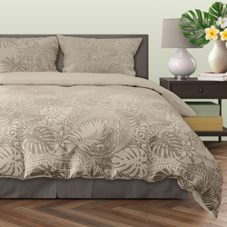 Posteľná súprava z bavlneného saténu 140x200+70x90 Milagro Verde 024