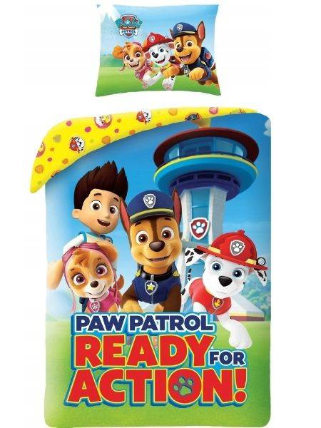 Bavlnené Obliečky Tlapková Patrola PAW-443BL