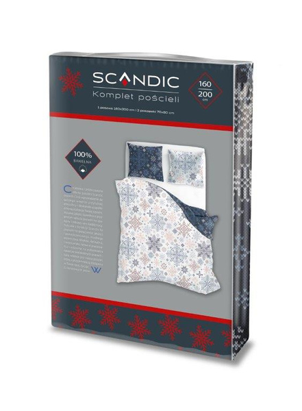 Bavlnené Posteľné Súpravy 160x200+ 2x70x80 Scandic 077
