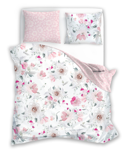 Posteľná súprava z bavlneného saténu 140x200+70x90 Milagro Verde 003