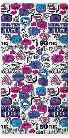 Bavlnená Plachta Monster High 55 160x200 cm