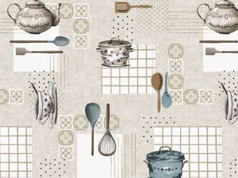 PVC Obrusy s Textilným Podkladom Fantastik 1222-2