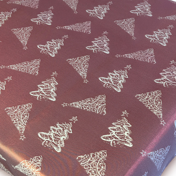 Obojstranné Obrusy s Nešpinivou Vianočný Strom Z-3401 Zlatý