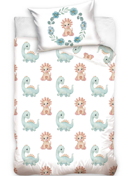 Detské Obliečky 100x135+40x60 Baby Dino BABY224006
