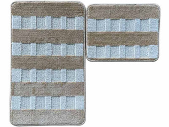 Kúpeľňové Koberčeky Trangan Béžový Krém CF02 - Dva kusy