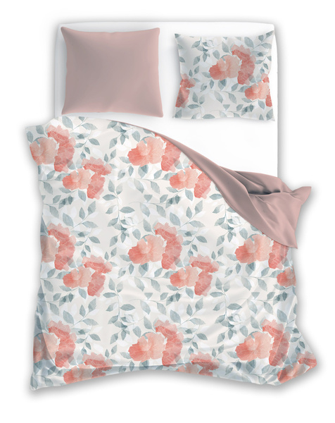 Posteľná súprava z bavlneného saténu 160x200+ 2x70x80 Milagro Verde 028