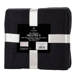 Fleecová Deka Milutek 150x200 Čierna