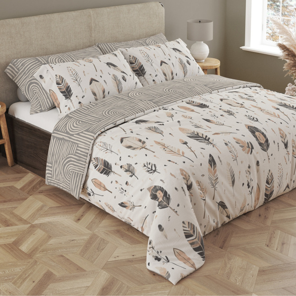 Posteľná súprava z bavlneného saténu 160x200+ 2x70x80 Boho 007