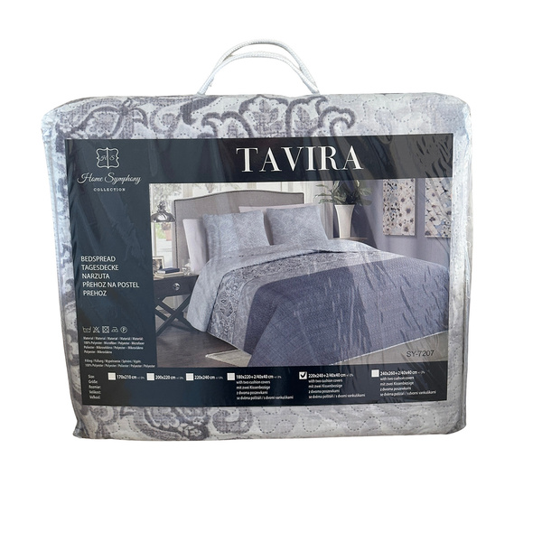 Obojstranné Prehozy na Posteľ TAVIRA SY-7207 Bez Vankúšov 220x240 