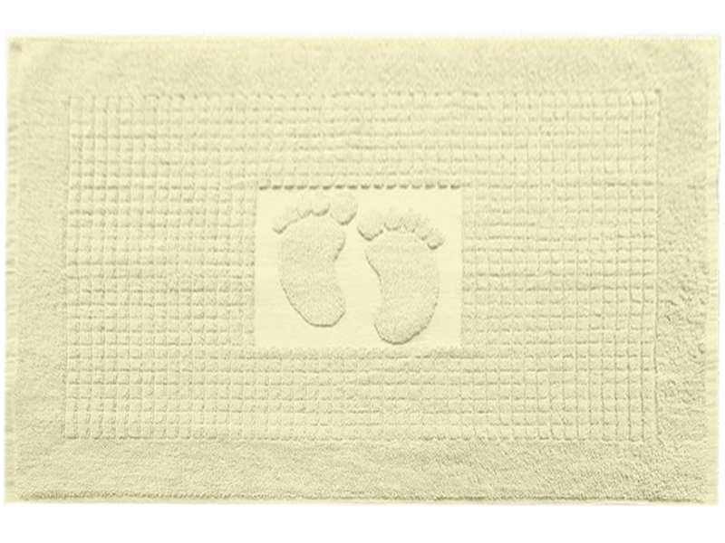 Bavlnené Kúpeľňové predložky Feet Ecru 50x70 cm