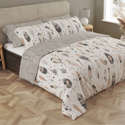 Posteľná súprava z bavlneného saténu 160x200+ 2x70x80 Boho 007