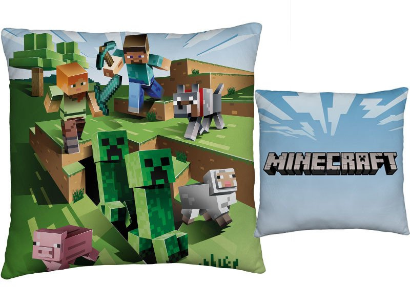 Vankúšik Minecraft MNC-142C 40x40 cm