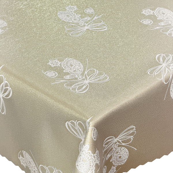 Obojstranné Obrusy s Nešpinivou Vianočný Zlatý Vianočná Ozdoba Ornament