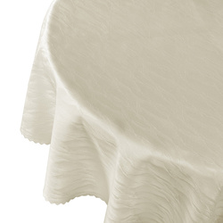 Obrusy s Nešpinivou Úpravou Vlny 106 Ecru Okrúhly