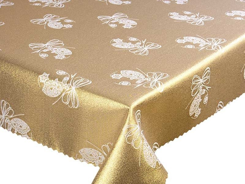 Obojstranné Behúne s Nešpinivou Úpravou zlatý vianočný ornament Ornament