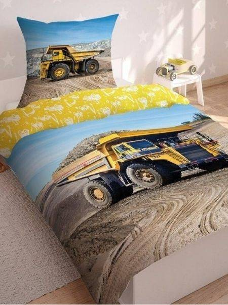 Bavlnené Obliečky Nákladné Auto TURBO 2769A