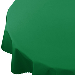 Vonkajší Vodeodolný polyesterový záhradný obrus Zelená Okrúhly