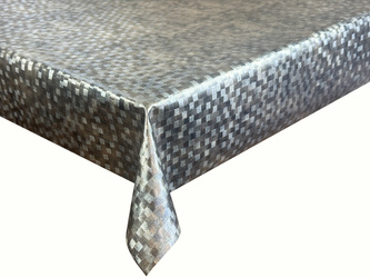 PVC Obrusy s Textilným Podkladom 3D Metallico T-7157B v Rolkách