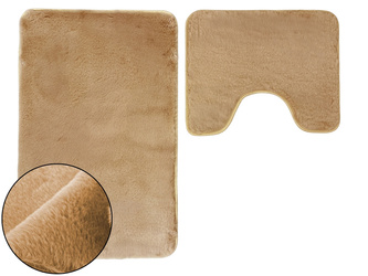 Kúpeľňové Koberčeky Lombok II Béžová - 2 ks