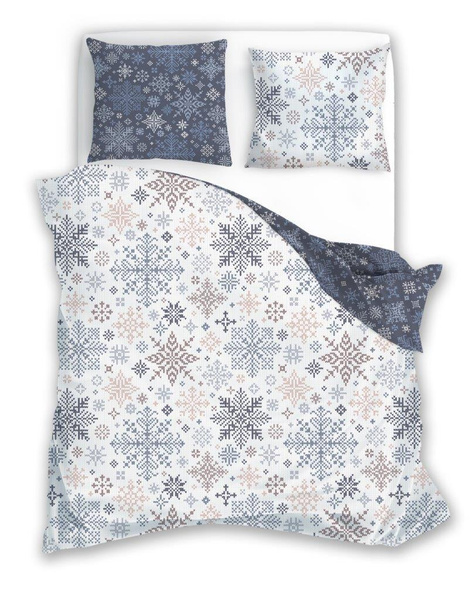 Bavlnené Posteľné Súpravy 140x200+70x90 Scandic 077